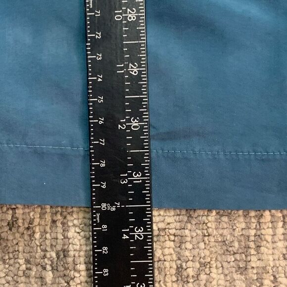 R & K Women’s Size 22W Soft Silky Button Down Shirt Blue Polynosic 3/4 Sleeve - Picture 4 of 6